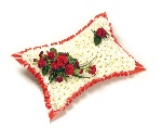 Based Pillow  Red and White