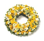 Wreath Yellow & White